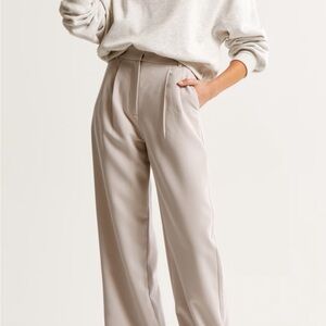 Abercrombie & Fitch A&F Sloane Tailored Wide Leg Pant